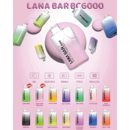 正品 LANA一次性6000口 LANA拋棄式電子煙6000口