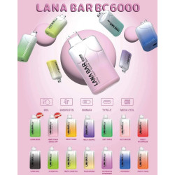 正品 LANA一次性6000口 LANA拋棄式電子煙6000口