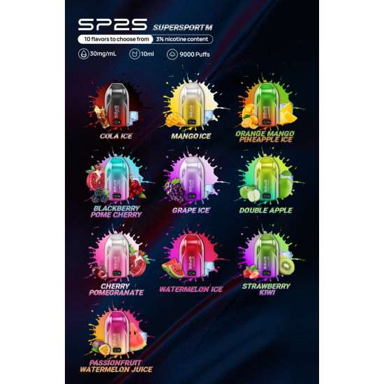 正品 SP2S 9000口一次性電子煙澳洲版 SP2S拋棄式電子煙9000口 正品 SP2S 9000口一次性電子煙澳洲版 SP2S拋棄式電子煙9000口